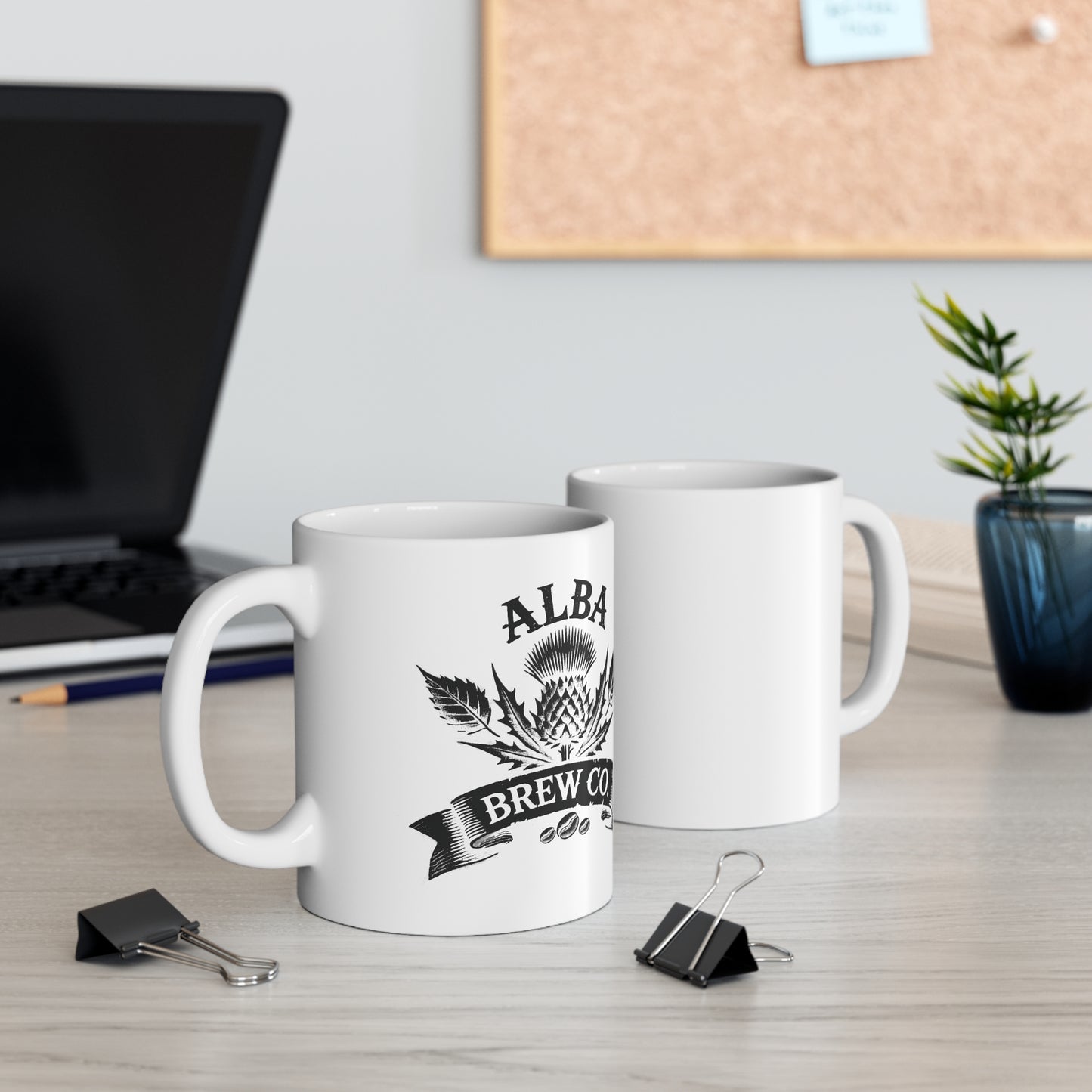 [Alba Brew Co.] Branded White Mug